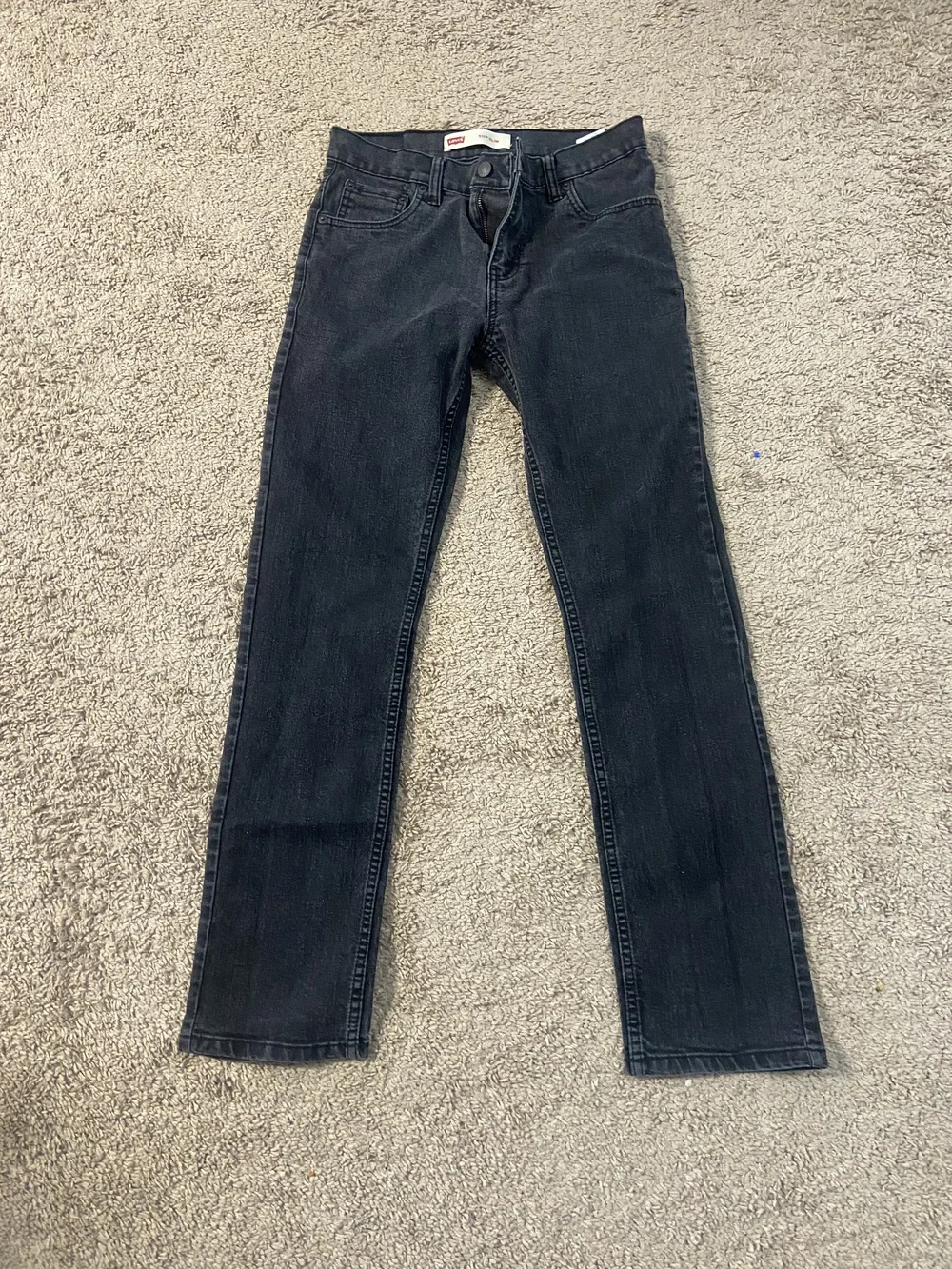Levis 511 Jeans Mens 29x29 Black Slim Fit Stretch Denim 511 Slim Youth Teen